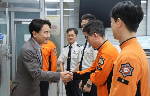 횡성소방서 격려 방문