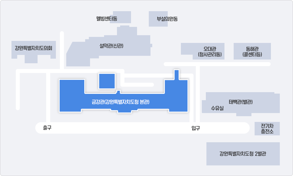 도청사 안내맵