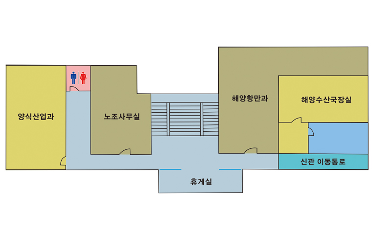 제2청사 환동해관 본관-2층 안내